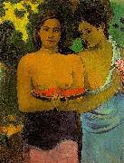 Paul Gauguin Two Tahitian Women oil